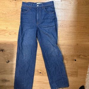 Reformation, Cowboy High Rise Straight Jeans - Size 26